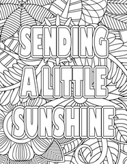 Gym-Motivational Quotes Coloring book Cover Pages