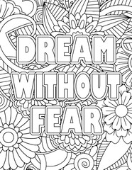 Gym-Motivational Quotes Coloring book Cover Pages