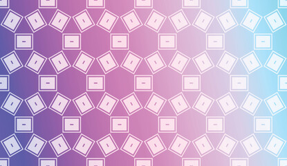 Modern Pattern With Curved Line. Geometric Elements. Blurred Gradient Background. Design For Screen, Presentation, Wallpaper. Holiday Object. Vector Illustration