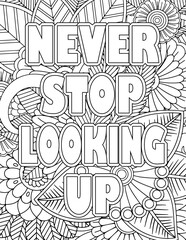 Fototapeta premium Gym-Motivational Quotes Coloring book Cover Pages