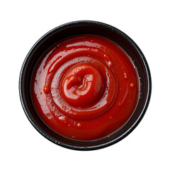 bowl of ketchup isolated on transparent png