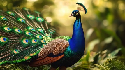 Fototapeta premium Peacock Portrait Beauty nature nature photography