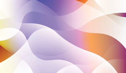 Blurred Decorative Design In Abstract Style With Wave, Curve Lines. For Design, Presentation, Business. Vector Illustration with Color Gradient.