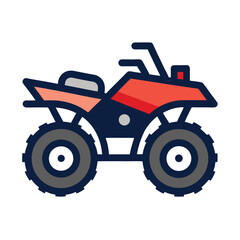 Atv icon isolated on white background
