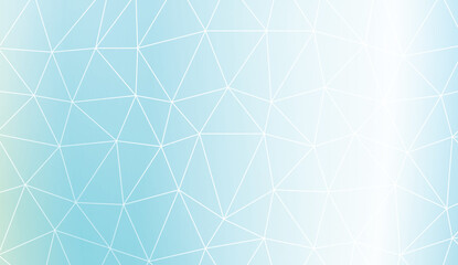 Modern geometrical abstract background with polygonal elements For interior wallpaper, smart design, fashion print. Vector illustration. Creative gradient color.