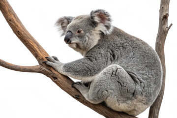 Naklejka premium Koala isolated on transparent background