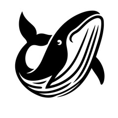 black and white vector silhouette