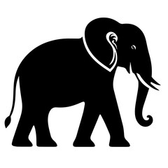 black and white vector silhouette