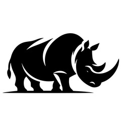 black and white vector silhouette