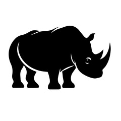 black and white vector silhouette