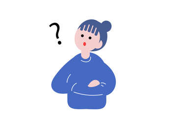 腕組みをする女性