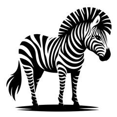 Fototapeta premium black and white vector silhouette