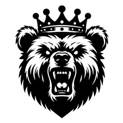 black and white vector silhouette