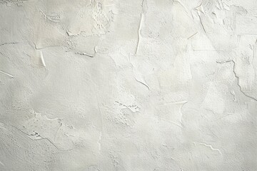 Naklejka premium close-up of a white textured wall with uneven plaster patterns and subtle shadows creating a rough, natural surface impression