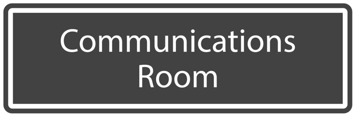 Computer and server room sign