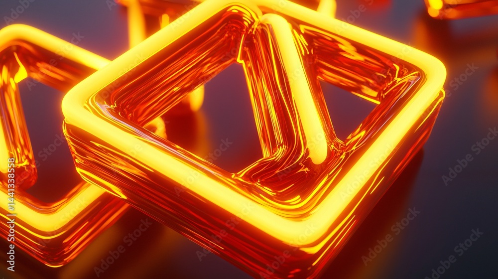 Wall mural a bright yellow light emitting a soft glow that captivates the viewer and creates a serene and ether
