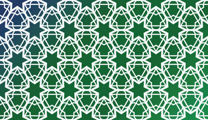 Template With Geometric Pattern. Vector Illustration. Triangles Style. Colorful Gradient Background