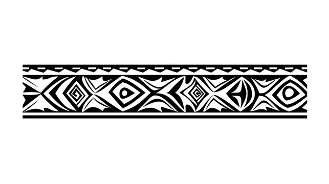 A black and white line with fish on it