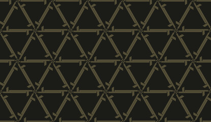 Fototapeta premium Curved line. Triangular style. Vector illustration.