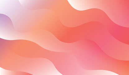 Fototapeta premium Blurred Decorative Design In Modern Style With Wave, Curve Lines. For Design, Presentation, Business. Vector Illustration with Color Gradient.
