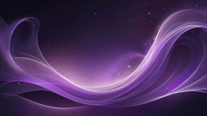 Ethereal purple abstract background with flowing lines and subtle stardust creating a dreamlike mood