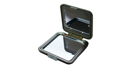 Compact Travel Mirror Stylish and Portable Handheld Make up Mirror Perfect for On the Go Beauty Essentials Ideal for Travel Bags and Purses Two Sided Reflection for Versatile Use