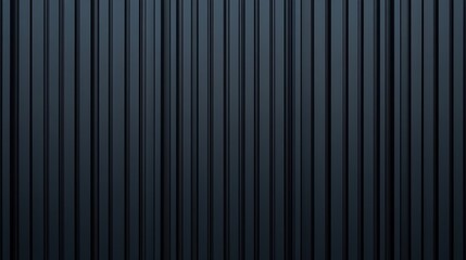 Obraz premium A dark, vertical striped metal surface with a sleek, industrial appearance.