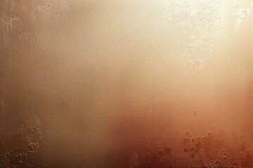 Obraz premium abstract close-up of copper textured metal sheet with warm light reflections and rough uneven surface