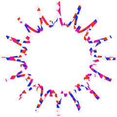 吹き出し タイル 三角模様_1本線_4色 (11)