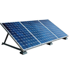 Solar generator. Panel for eco power plant.