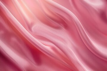 soft flowing pink silk fabric with gentle folds and a smooth, shiny texture evoking elegance and warmth