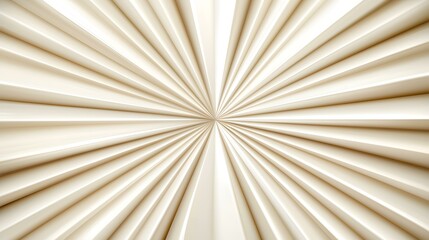 The image contains a pattern of radiating beige lines emanating from a central point, creating a sunburst effect.  The lines appear to be three-dimensional and have a smooth, almost reflective surfac