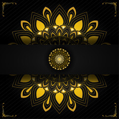 Traditional ornament mandala design | A mandala design inspired by self-discovery and sacred patterns. Useful for coaching brands, book covers, app interfaces, wallpapers, and mindfulness golden color