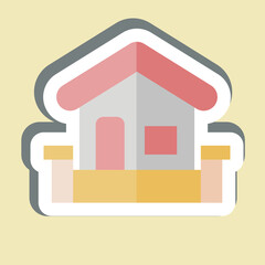 Sticker Perimeter Protection. related to Home Security symbol