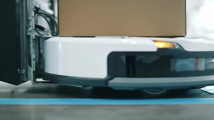 Autonomous Delivery Robot Navigating Industrial Warehouse with Efficient Precision

