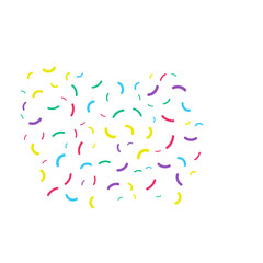 Fototapeta premium Minimalist Decoration Party Confetti