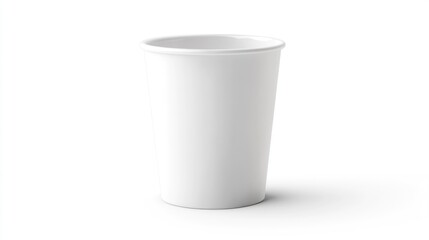 Blank white disposable paper coffee cup (1)