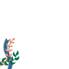 Aesthetic Leaves Vector