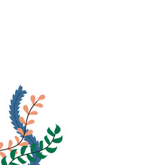 Aesthetic Leaves Vector