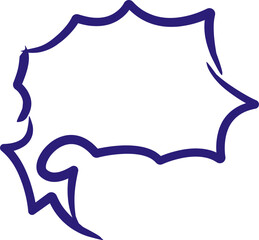 Speech Bubble Brush Element Set