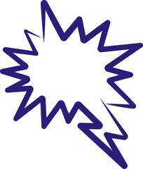 Speech Bubble Brush Element Set