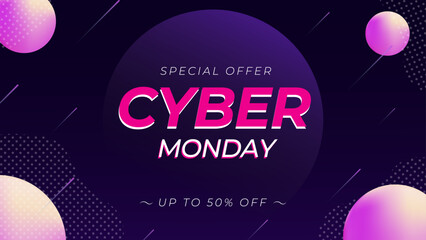 Glowing cyber monday editable text style effect Vector text effect with glowing