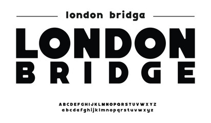 Strong Bold alphabet, condensed letters, clean minimalist font for modern poster, social media, magazine title, editorial, branding, apparel. Bold contemporary typeface. Vector typographic design