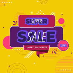 Colorful super sale background origami style
