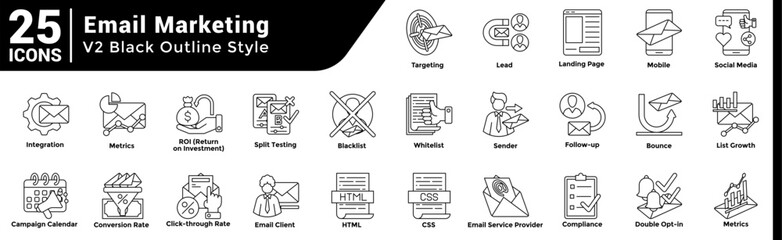 Email Marketing Email Marketing Bundle H25 V02