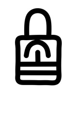 lock icon vector illustration