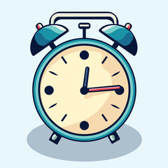 Alarm Clock Simple Illustration Design