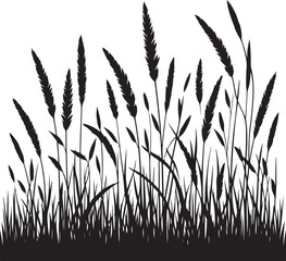 "Wild Grass Silhouette &ndash; Rustic Nature Vector Design"

"Wheat Field Vector &ndash; Farm Grass Silhouette Illustration"

"Tall Grass Silhouette Clipart &ndash; Natural Plant Element"