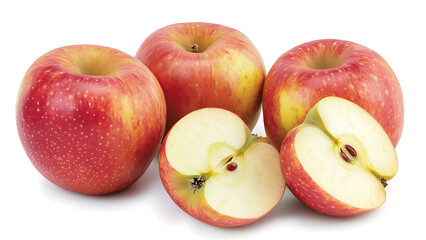 Delight in the crisp, vibrant allure of a fresh apple, its smooth, glossy skin catching the light, promising a perfect balance of sweetness and tartness with every bite