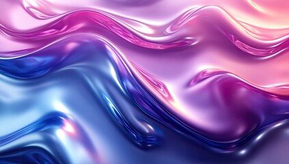 Obraz premium Abstract liquid design with vibrant color transitions.